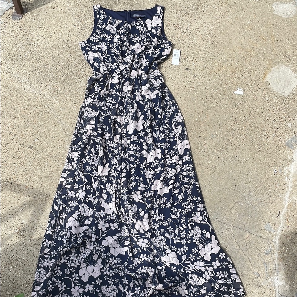 Jessica Howard Floral Navy Maxi Dress
